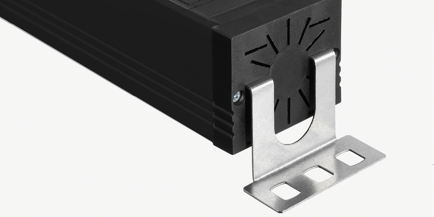 Prelungitor Bachmann Connect Line, 8 x Schuko, cordon 2 m, negru