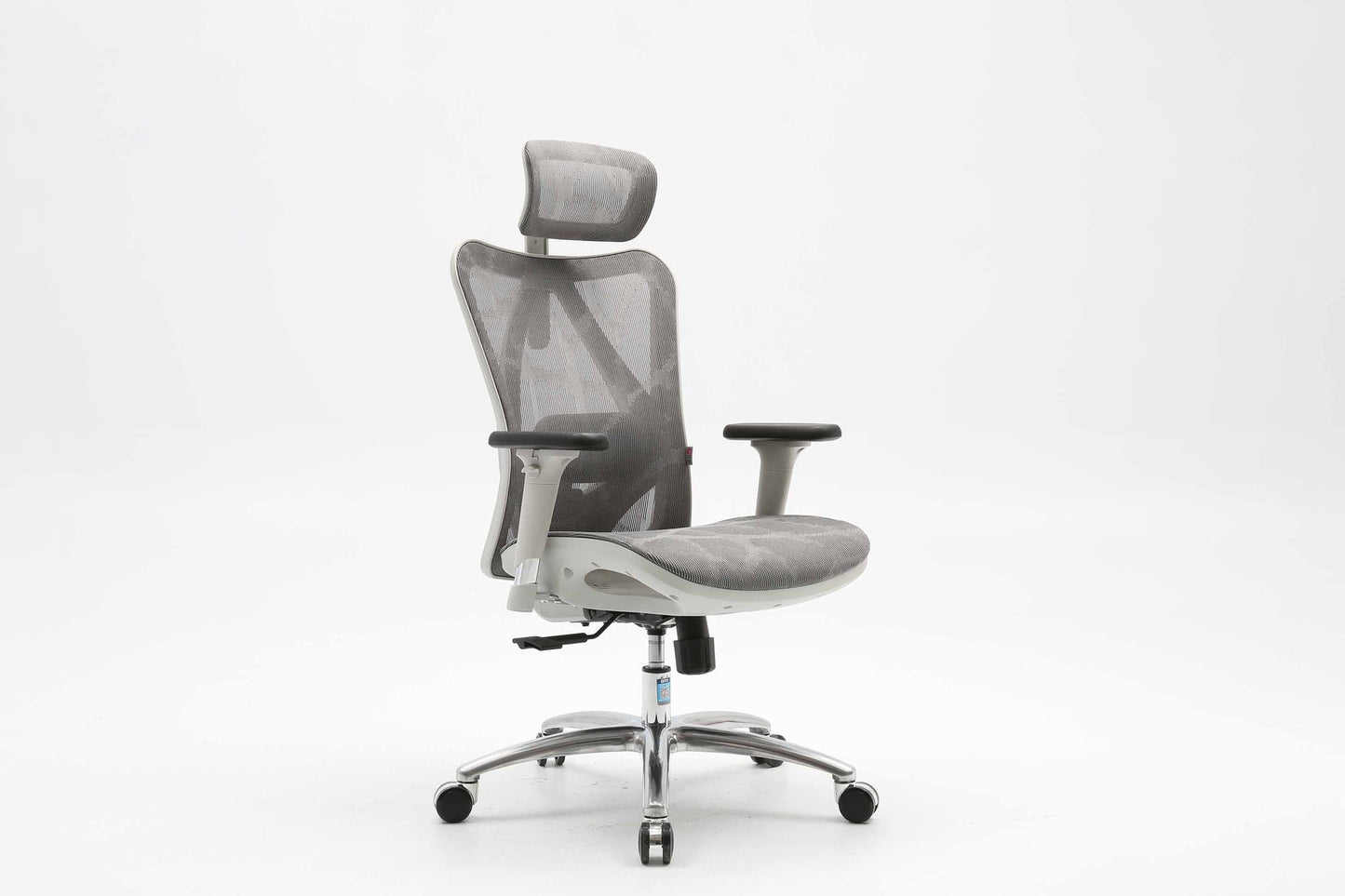 Teljesen hálós, ergonomikus íróasztali szék - szürke