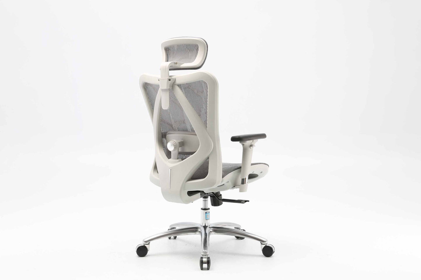 Teljesen hálós, ergonomikus íróasztali szék - szürke