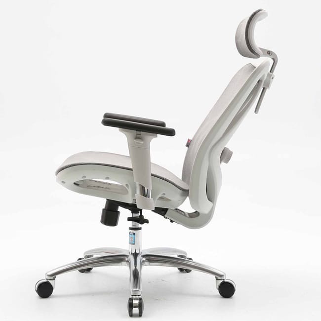 Teljesen hálós, ergonomikus íróasztali szék - szürke