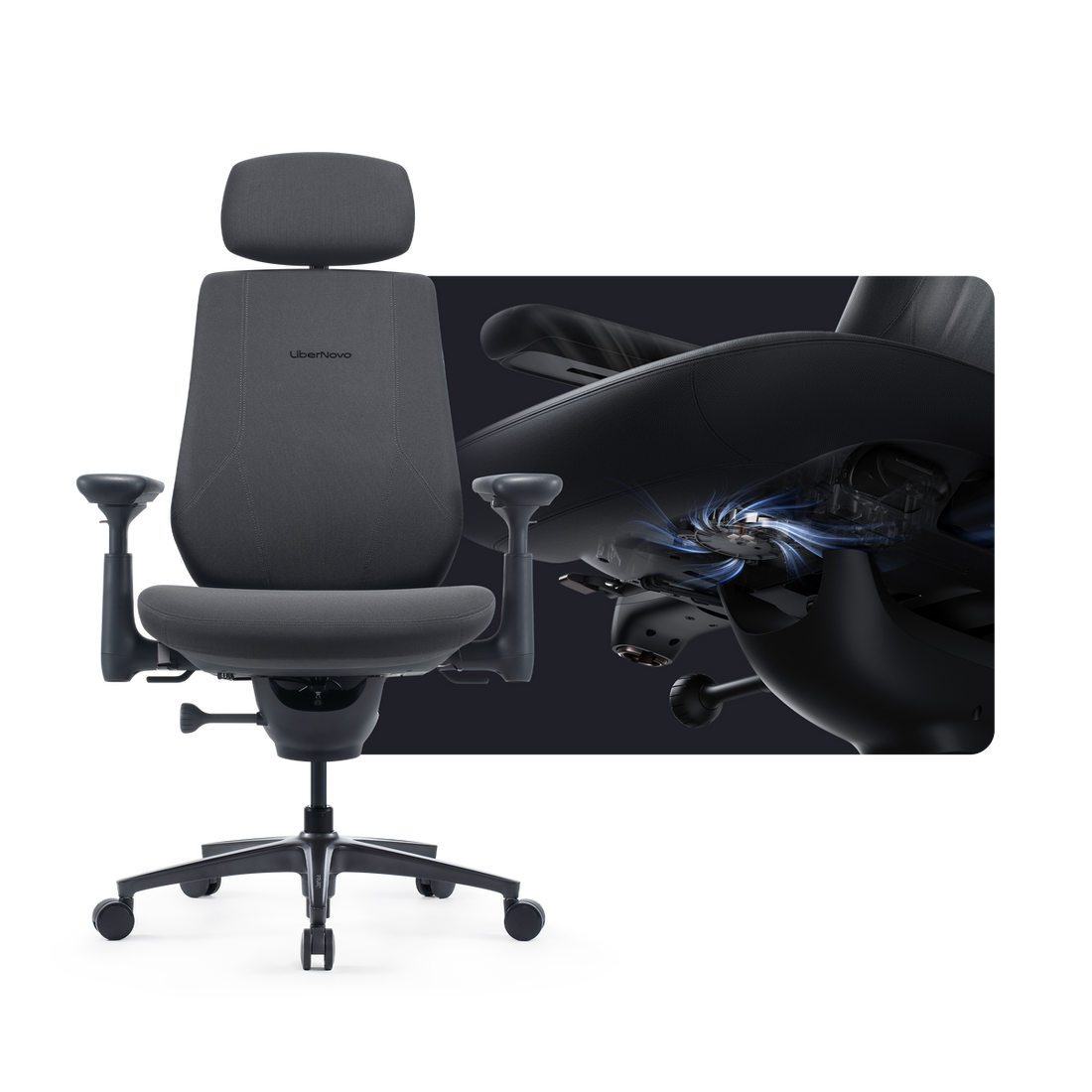 Maxis Airflow: scaun ergonomic cu ventilatie