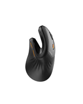 ProtoArc EM11 NL vertical mouse, black with orange accents · ergoliv