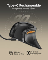 ProtoArc EM11 NL charging over USB-C · ergoliv